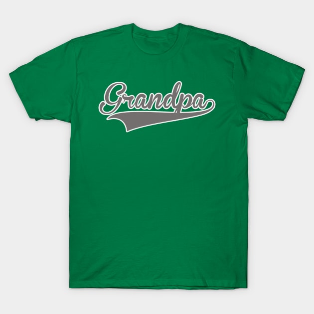 Grandpa Logo T-Shirt by charlescheshire